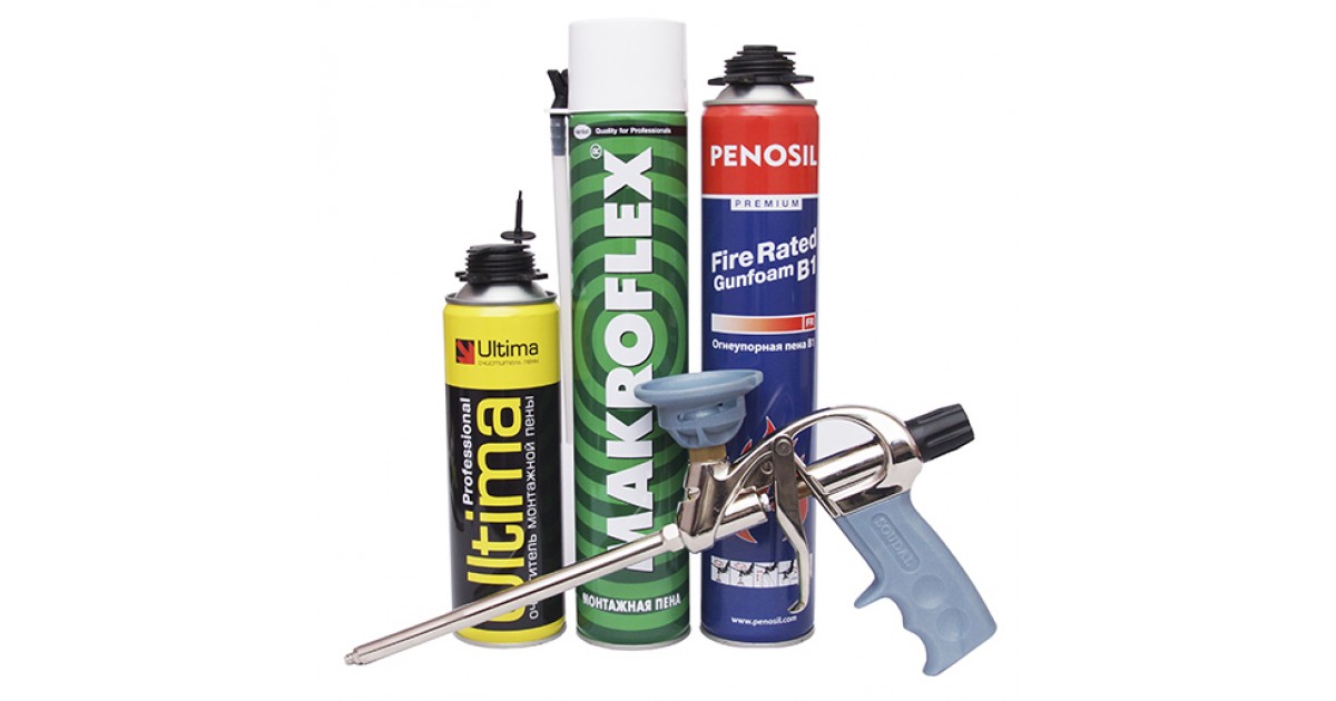 Пена, герметик